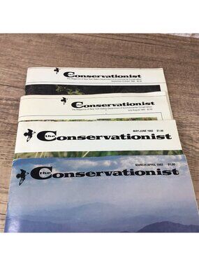 The Conservationist Magazine Lot March-October 1982 Wildlife & Nature Focus